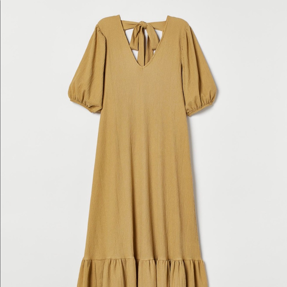 H&M | Tie-back maxi dress